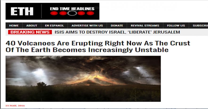 40 Volcanoes are Erupting Right Now - Mikdash HaMoshiach