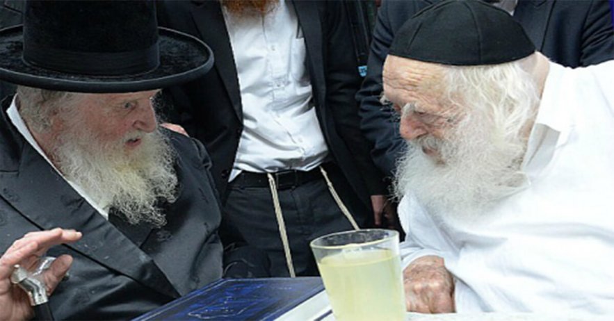 Rabbi Moishe Sternbuch & Rabbi Chaim Kanievsky - Temple of the Messiah