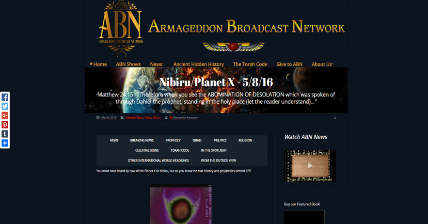 Nibiru Planet X - ABN - Mikdash HaMoshiach - RayEl