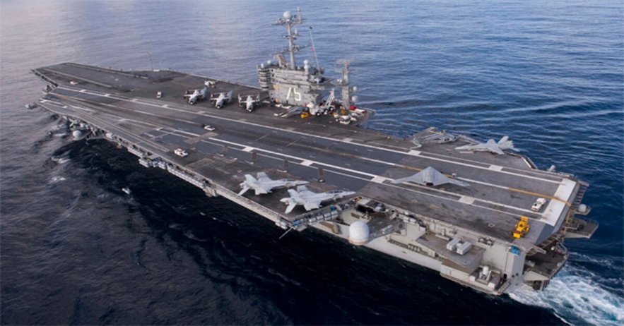 For the first time since the Second World War, no U.S. Navy aircraft carriers will be in the Middle East and no American aircraft carriers will be carrying out missions throughout the world over the next week. However, thousands of Marines on board several different American ships are prepared to respond to any threat that might surface.