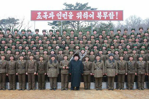 Kim Jong-Un seen in-person readying troops for 'total war with America'