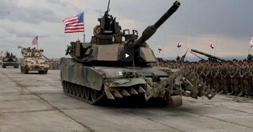 U.S. TROOPS AMASS ON RUSSIAN BORDER